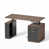 Walnut/Black