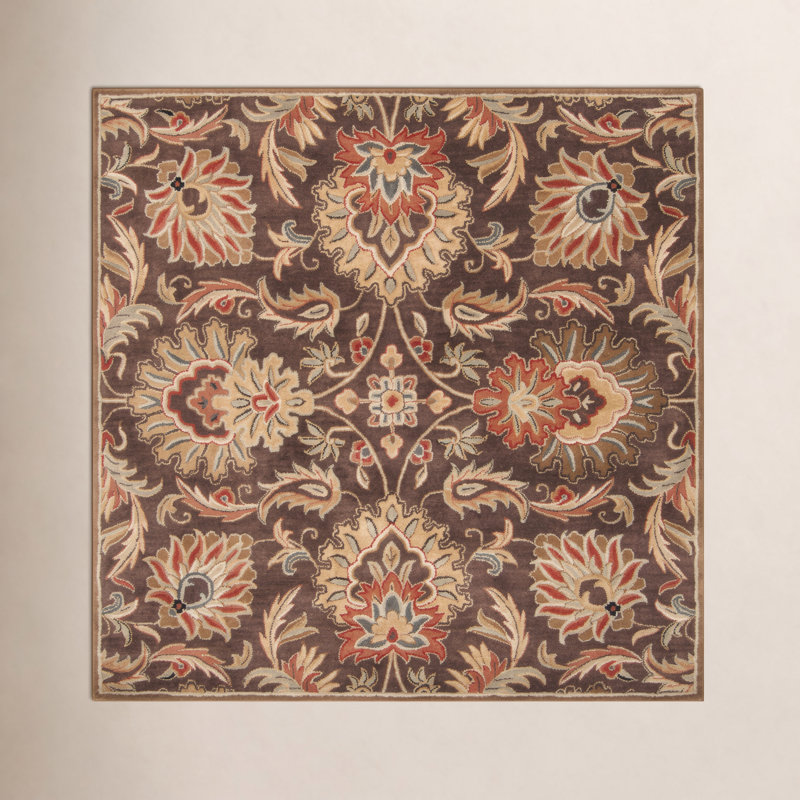 Arden Wool Oriental Indoor Rug, Square 8'