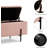Jezell Upholstered Flip top Storage Bench, Teddy Fabric Upholstered Footstool, Bed End Bench-1753332302