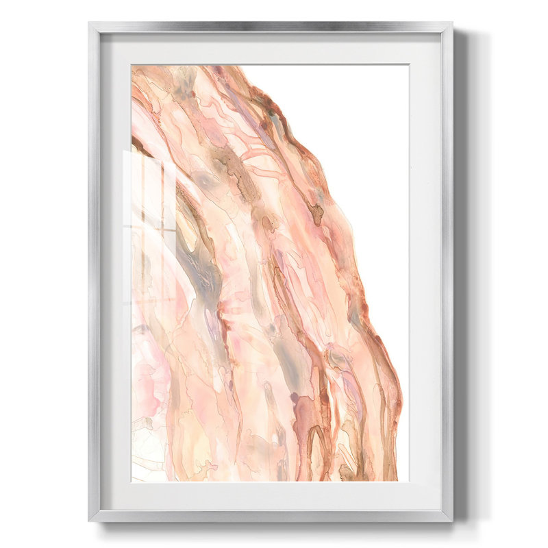 Rose Quartz I -Framed Print