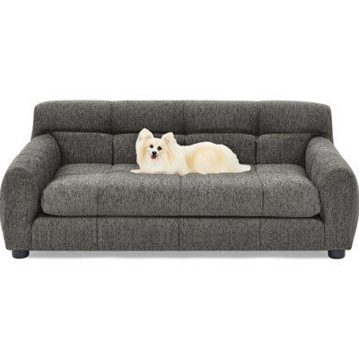 Pet For Large Dogs - Dark Gray, Relaxing With & , Construction, Quality Linen Breathable