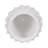 Stoneware Ceramic Planter with Raised Textured Surface and Rounded Edge Design - Contemporary Decorative Accent Pot with Sculpted Detail Ideal for Versatile Indoor or Outdoor Display-410682577