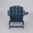 HDPE Folding Adirondack Chair With Dual Cup Holder-1548822711