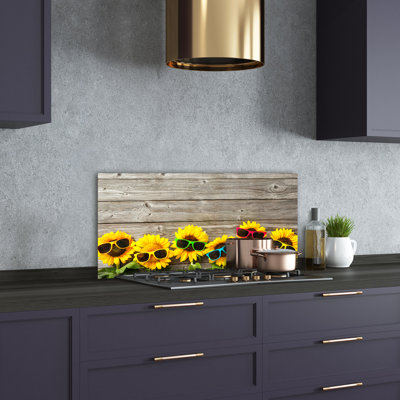 50cm W x 100cm L Glass Peel and Stick Panel