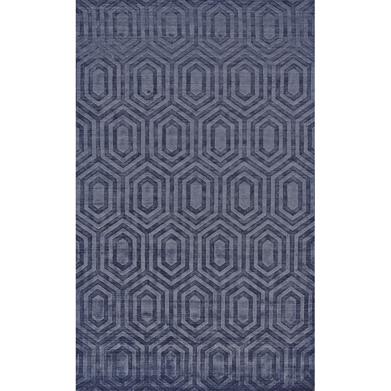 Brij Performance Viscose Geometric Indoor Rug, Rectangle 8'6" x 11'6"