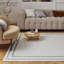 Carmel Modern Bordered Cream/Grey Area Rug-115175910