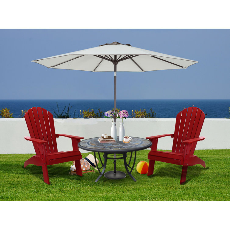 Arlmont u0026 Co. Telesphoros Outdoor Umbrellas, 9Ft, Light Grey, 1% Polyester,  Water Repellent, Uv Fade Resistant - Wayfair Canada