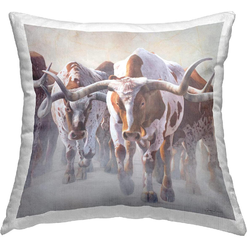 Polyester Throw Square Pillow Cover & Insert