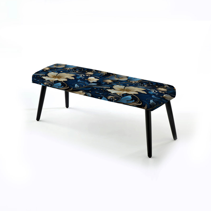 Banc victorien Cobalt Blue Nouveau