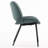 Mackensie Upholstered Dining Chairs Faux Leather Kitchen Chairs with Metal Legs-2099030740