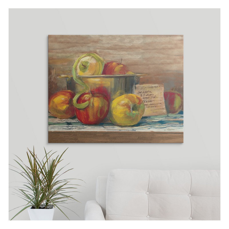 «Applesauce» - reproduction, H 24 po x l 30 po x P 1,5 po, Toile