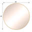 Adrihanna Round Wall Mirror With Frame,-2036213248-2036213255