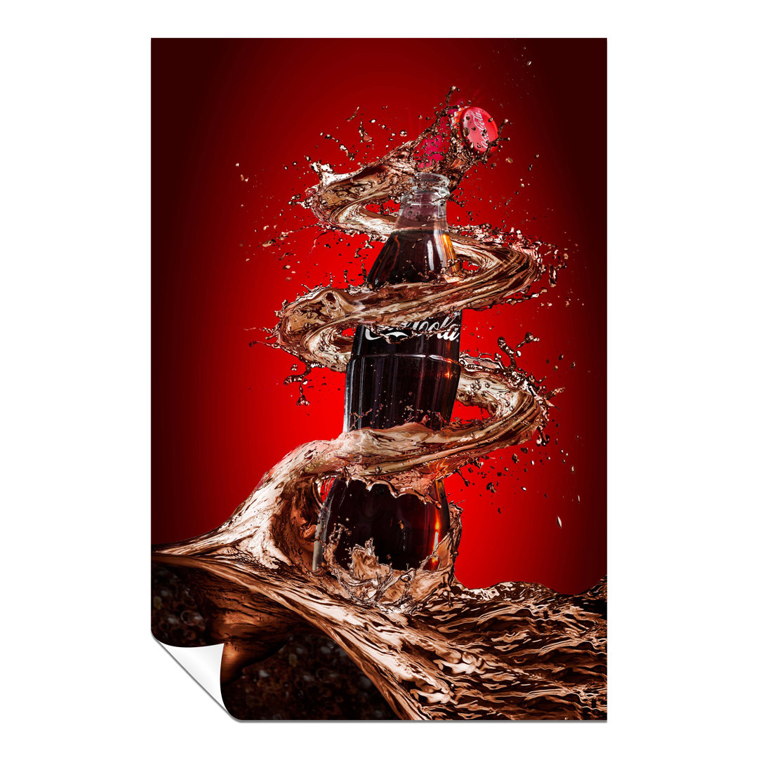 Coca Cola Splash Drink - No Frame Print