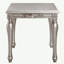 Table de bout platine avec pieds tournés