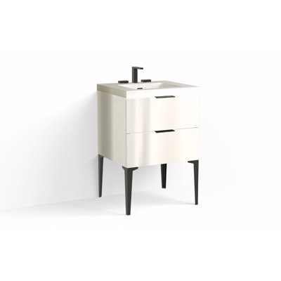 Avila 24" W Freestanding Single Bathroom Vanity with Dean Leg