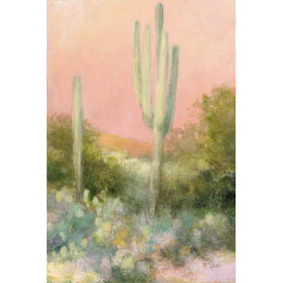 Sunrise Desert II Crop by Julia Purinton - Painting on Canvas