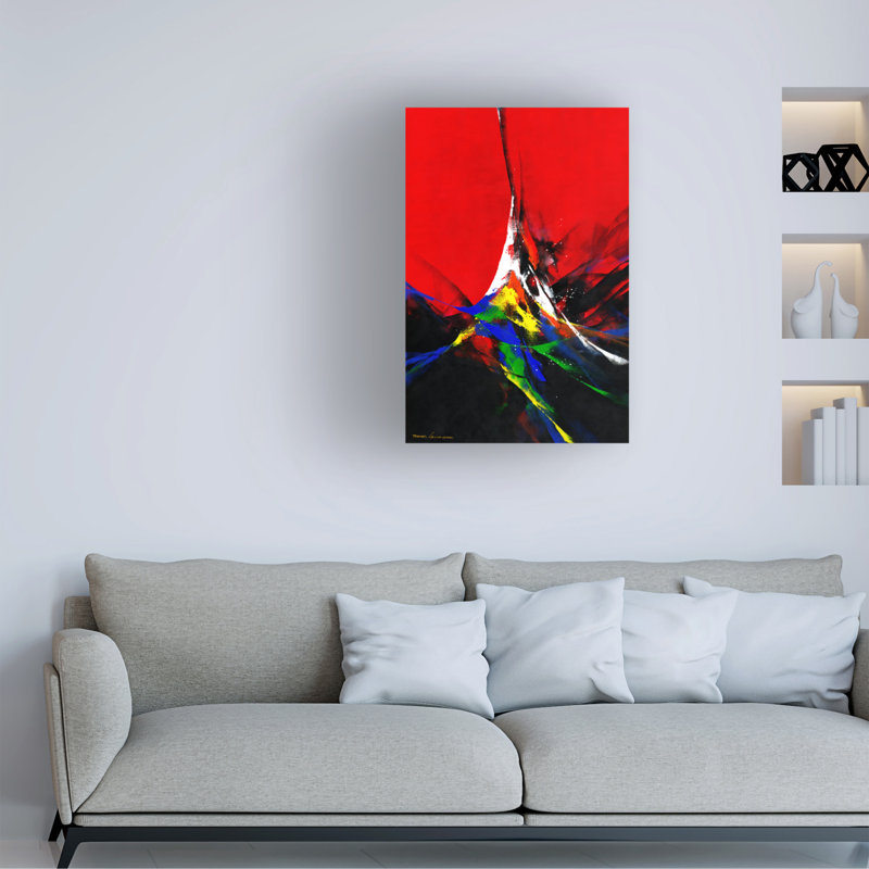 Goree Abstract Joy,  19" H x 12" W x 2" D