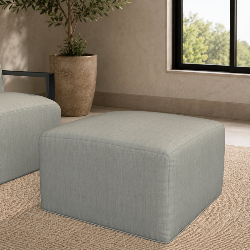  Repose-pieds extérieur Praia Sunbrella®, Sunbrella® Canvas Granite