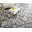 Tapis tibétain noué à la main en viscose / coton Ikat-1714996161