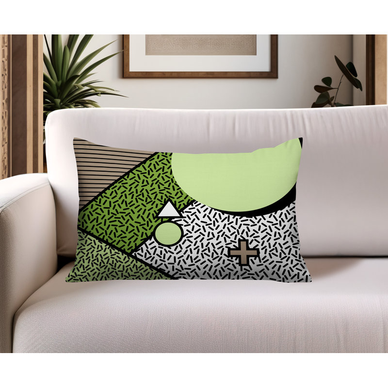 Coussin lombaire réversible intérieur / extérieur Zestra, Rectangle H 18 po x l 25 po