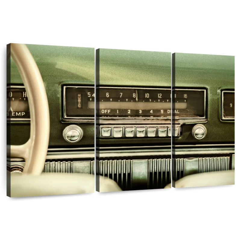 Mehar Retro Vehicle Radio, 24" H x 38" W