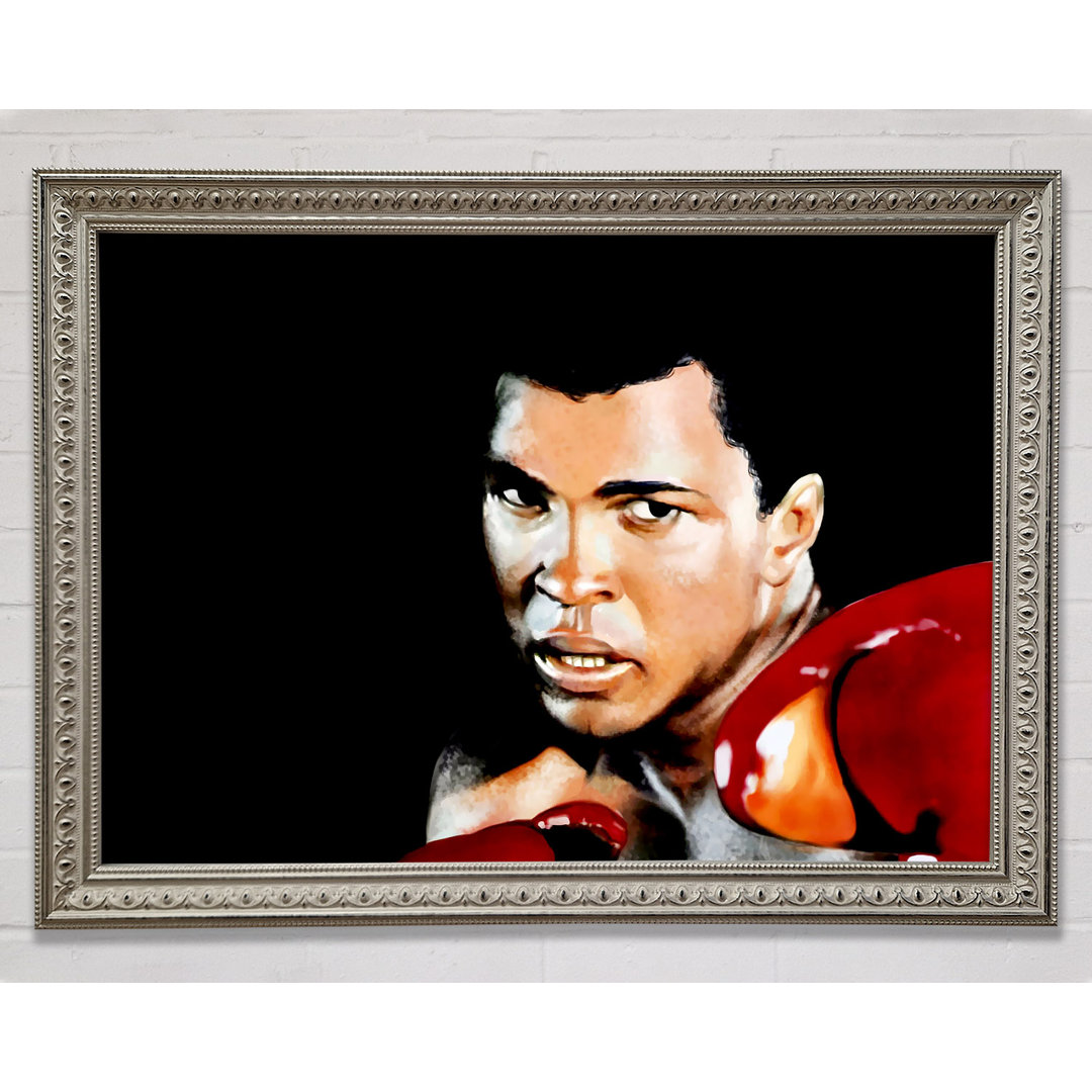 Muhammad Ali Boxhandschuhe - Einzelner Bilderrahmen Druck