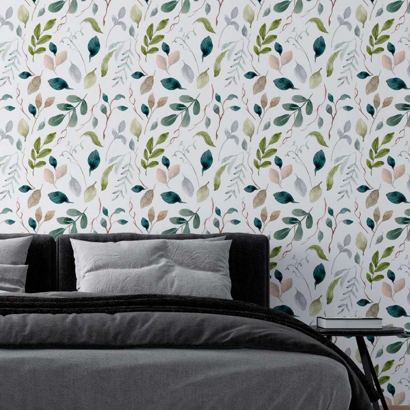 Rouleau de papier peint pelez et collez, L 126 po x l 24 po