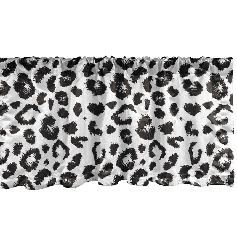 Ensemble de 2 cantonnières Ambesonne Leopard 94596, L 54 po x L 12 po