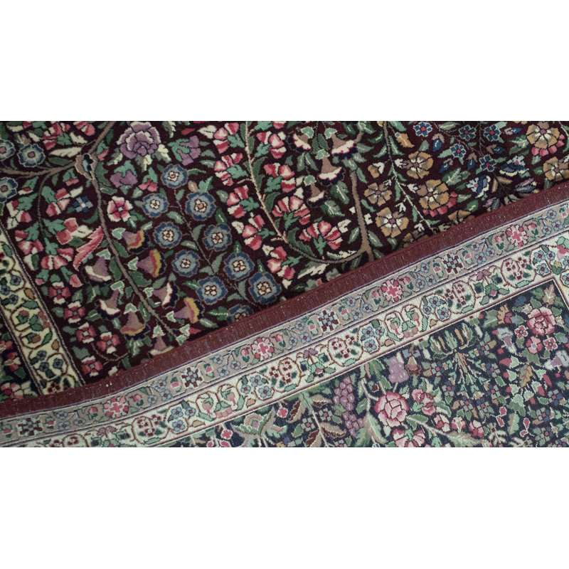 Shah Wool Oriental Area Rug in Red/Gray
