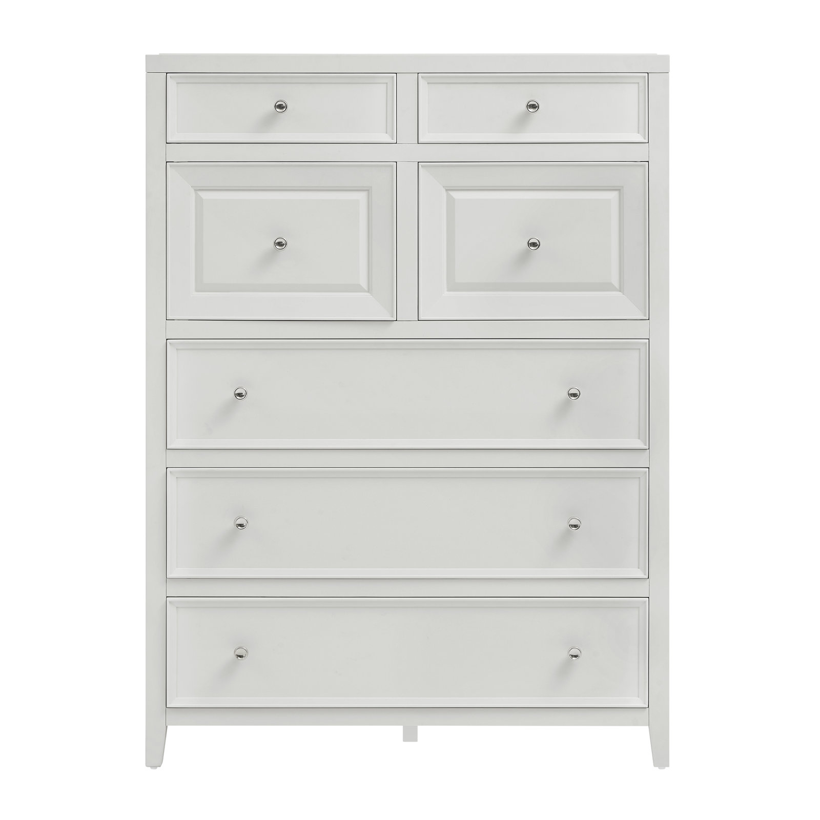 Rosalie 7 Drawer 44" W Chest, White