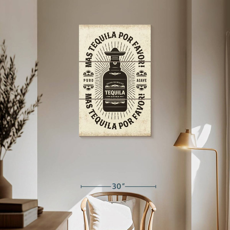 Yarlin Tequila, 57" H x 36" W