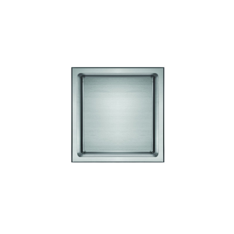 Étagère de salle de bain murale Beck l 12 po x H 12 po x P 3,88 po, Polonais