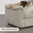 Cleland 156" W Modern 6-Piece Upholstered Modular Sofa With Ottoman-1178951107-1178951105