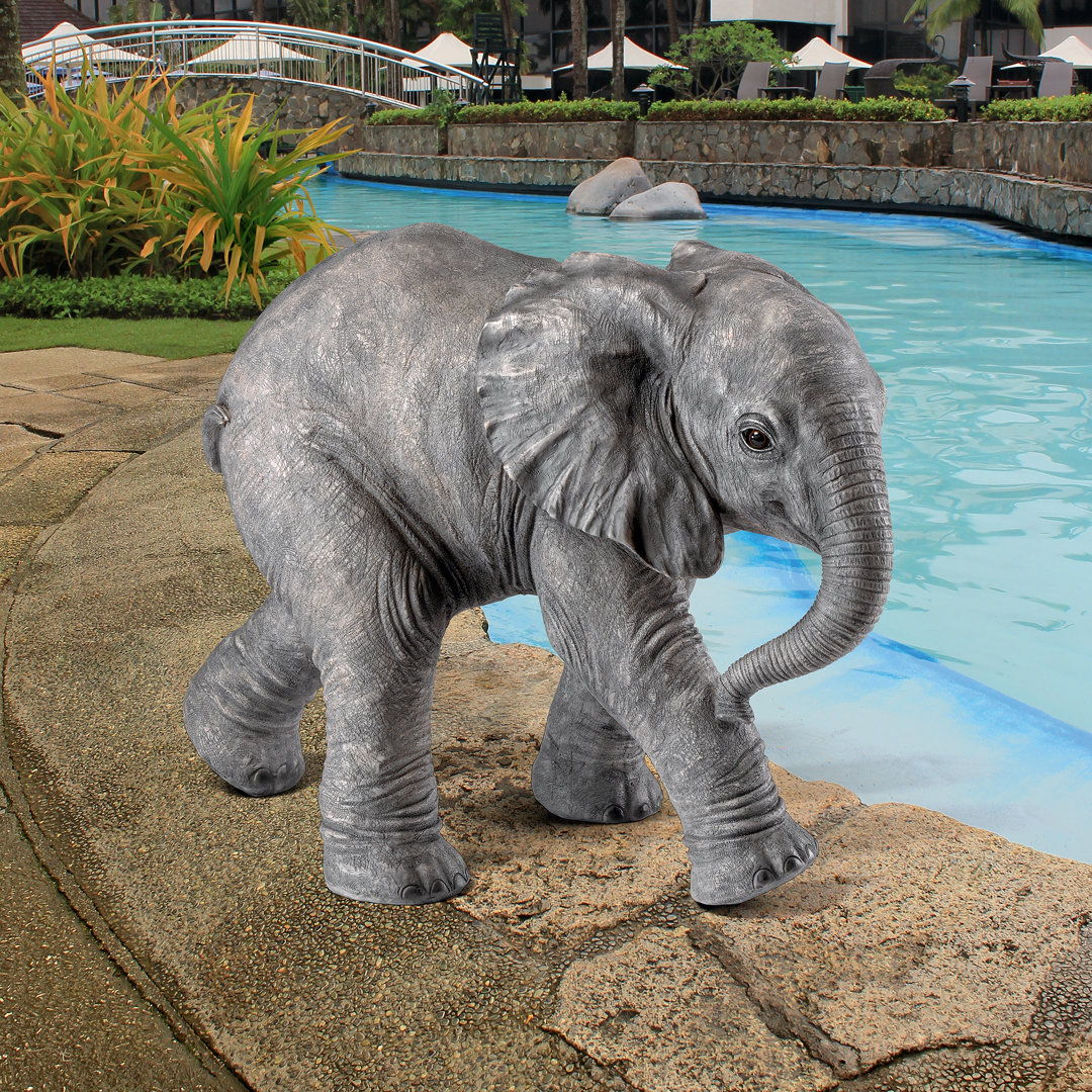 Eloise the Baby Elephant Statue Design Toscano