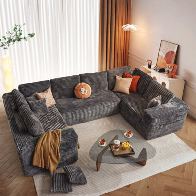 Canapé modulaire en Corduroy