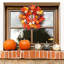 Faux Lighted Pine Polyester 55cm Wreath