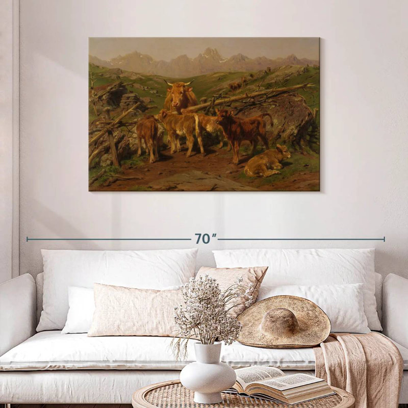Brampt Weaning Of The Calves, 30" H x 45" W