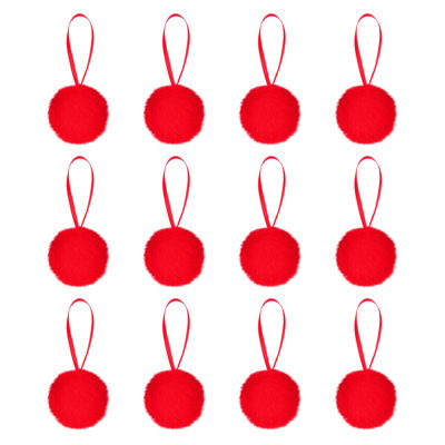 12 Christmas Decorations Suitable For 6cm Red Hanging Decorations Christmas Trees