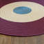 Tapis intérieur / extérieur rond en polypropylène tissé à la machine-95711753