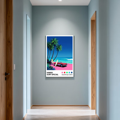 «Landscape & Nature Hawaii Surf Special», art de l'affiche