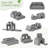 Modular Sectional Sofa for Kids 14-Piece