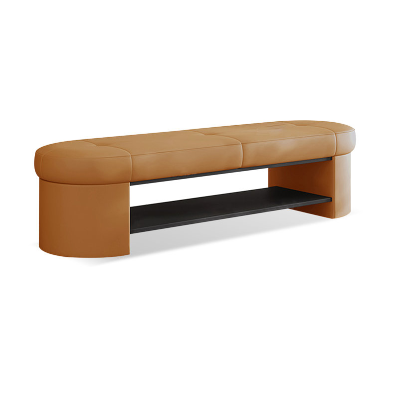 Banc avec revêtement, Orange