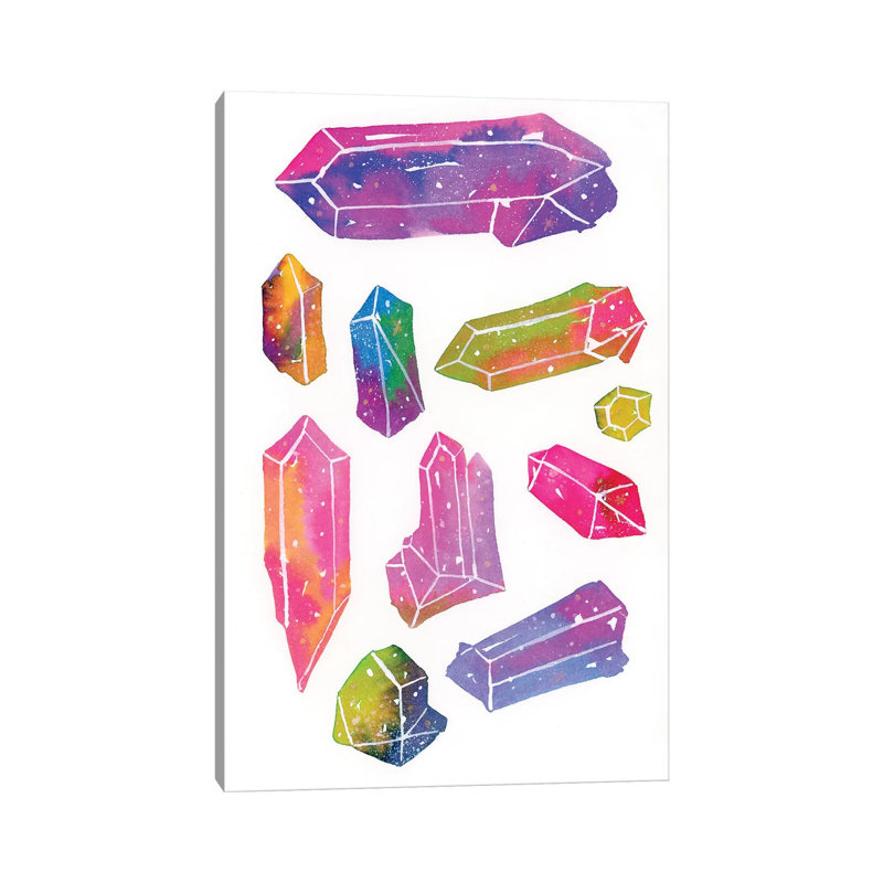 Crystal Gem by Penelopeloveprints - Wrapped Canvas Print, 66.04 cm H x 45.72 cm W