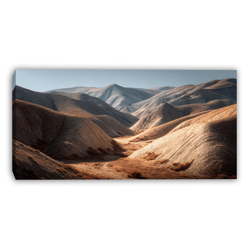 «Rolling Desert Hills», art mural sur toile tendue, H 24 po x l 48 po x P 1,5 po