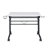 Techni Mobili Adjustable Metal Base Computer Desk-111986959