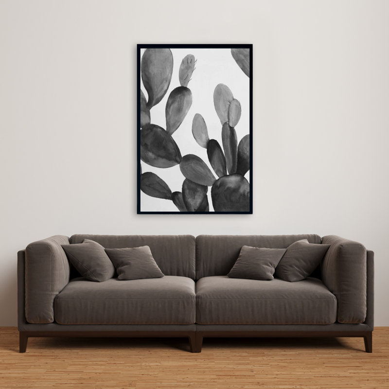 " Grayscale Cactus "