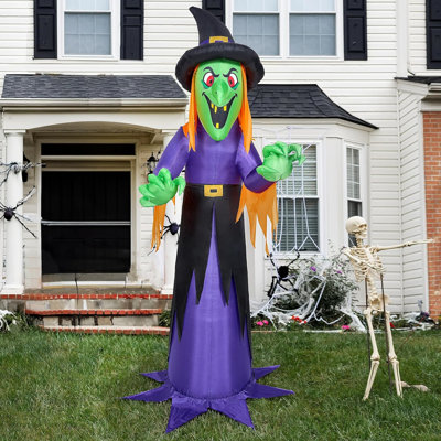 12ft Tall Halloween Inflatables Witch