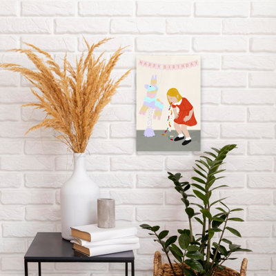 Excitement Colorful Abstract Contemporary Wall Art Print by Jota De Jai - Wrapped Canvas Print