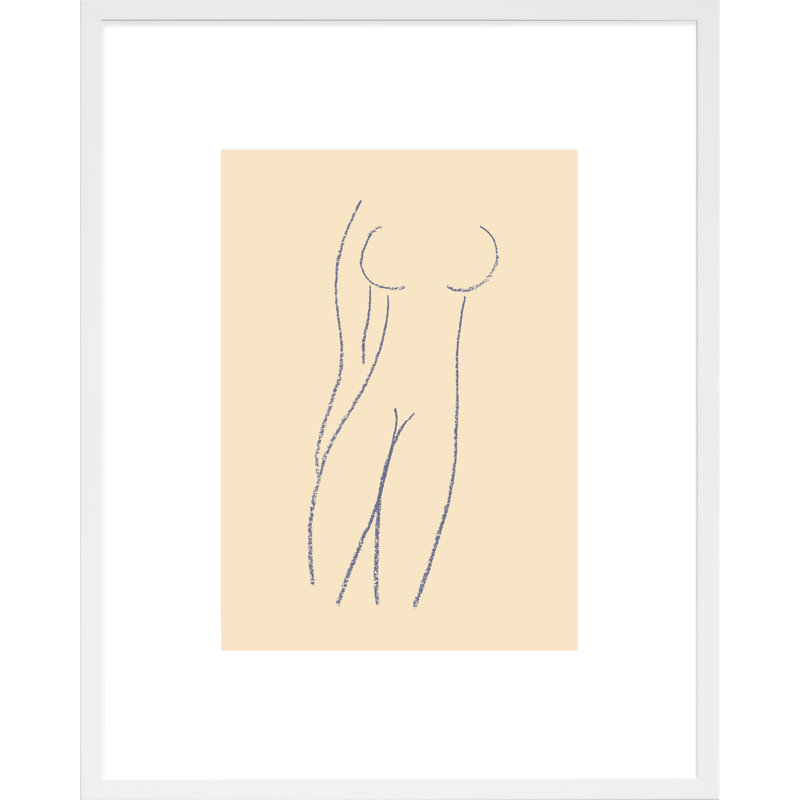 Aphrodite Print by Jeff Jackson, White, 38" H x 30" W x 1.25" D
