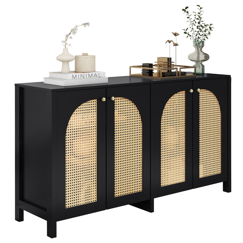 145cm Sideboard, Black
